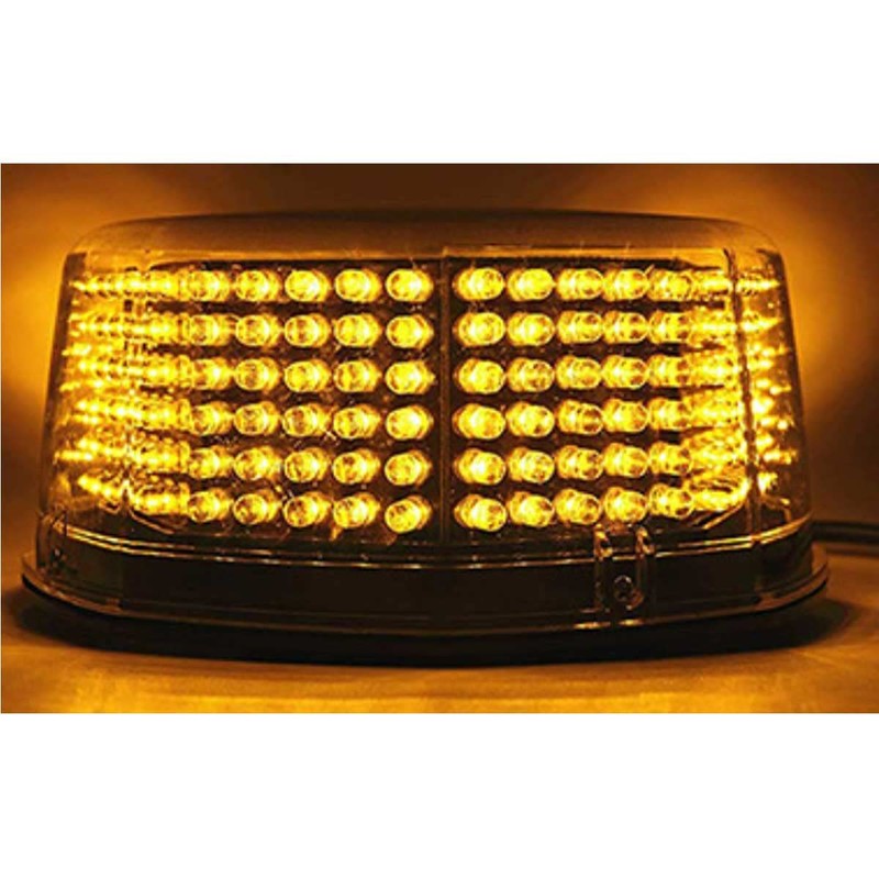 Foxfire Flashing Strobe Beacon, Amber, 360 Degree Coverage, 7 Light