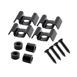 PDETVEO 4PCS Vintage Butterfly Style String Trees Guides Retainers, Metal Black Guitar String Trees for Electric Guitar
