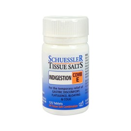 Schuessler Tissue Salts Comb E Indigestion 125 Tablets