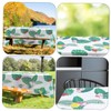 LABRIMP Elegant Tropical Palm Leaf Tablecloth Party Home Decor for