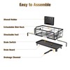 VMAEB Dish Drying Rack for Kitchen Counter - Extendable Dishes