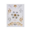 Gold Silver Mettalic Jewelry Flash Tattoo Stickers W-191, 8 x