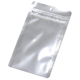 Seinichi VCP-E Flat Bags with Hanging Holes, Rami-Grip, Single Sided, Transparent Barrier Type, 50 Sheets