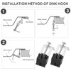 Undermount Sink Clips, Sink Mounting Brackets, Sink Bow Clips, Sink
