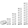 Qrity 10Pcs Coil Extended Compressed Spring, Compressed Springs, Stainless Steel