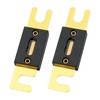 Baomain 2-Pack 120A ANL Fuse Bulk Value Pack with Gold-Plated