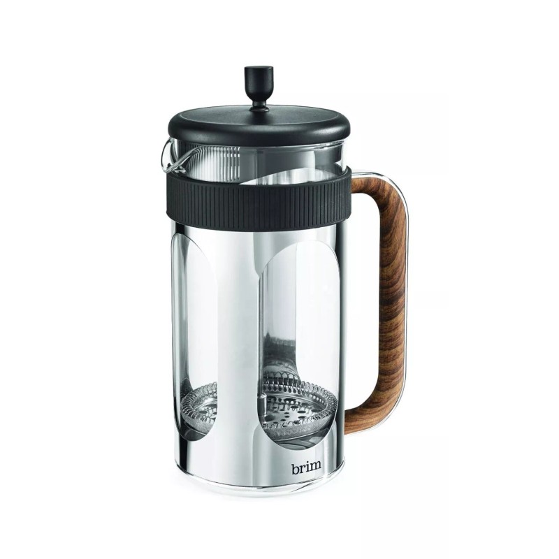Brim 8 Cup French Press, Quickly Brew Coffee in Under