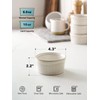 LE TAUCI Ramekins 8 oz, Ramiken for Creme Brulee, Lava