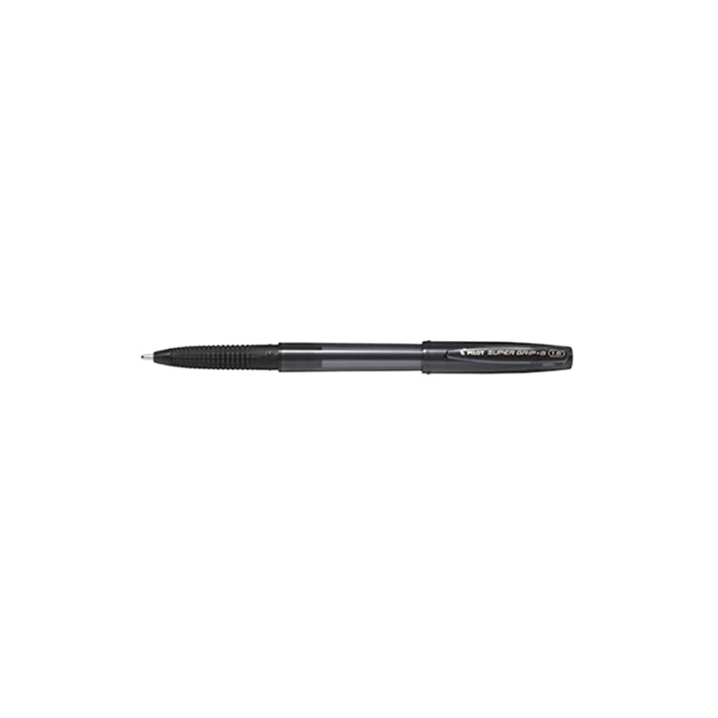 Pilot BSGC-10BB-BB Oil Based Ballpoint Pen, Super Grip G, Cap