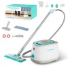 HAUSHOF 1500W Portable Steam Cleaner w/1.5L Tank and Wheels 4