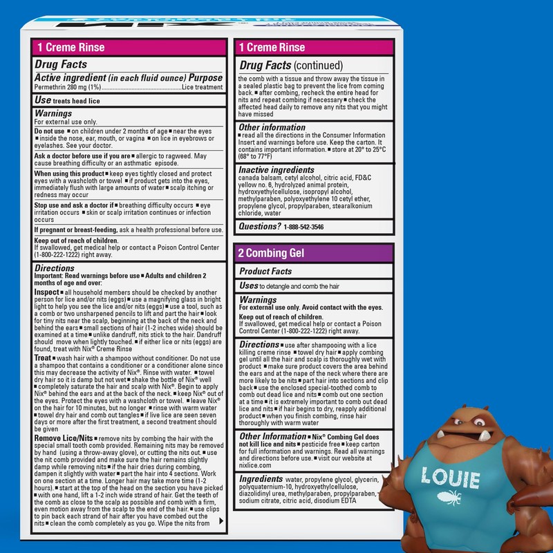 Nix Complete Lice Treatment Kit, Lice Treatment for Hair, Lice