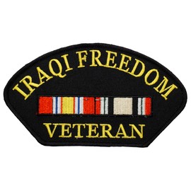 United States Veteran Iraqi Freedom Wearable Iron On Patch 3 x 5 Inches