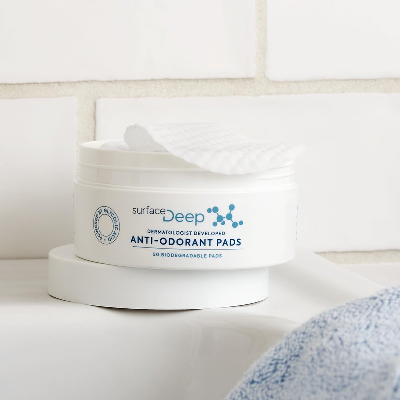 Surface Deep Anti-Odorant Pads – Deodorant Odor Prevention & Skin