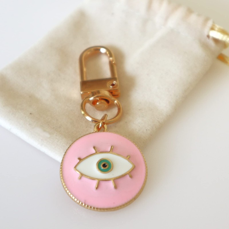 Evil Eye Keychain for Women - Protection Good Luck Amulet