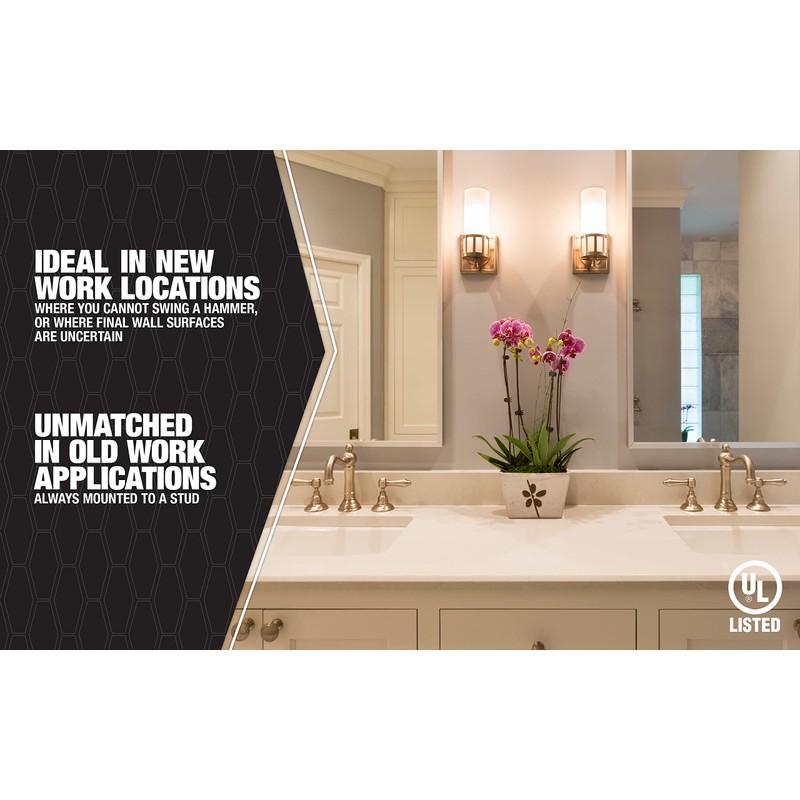 Southwire MSB1G One Gang Device Box with Depth Adjustable, Heavy