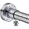 BRIOFOX Shower Curtain Rod 43-73 Inches, Rustproof and Non-Slip Spring