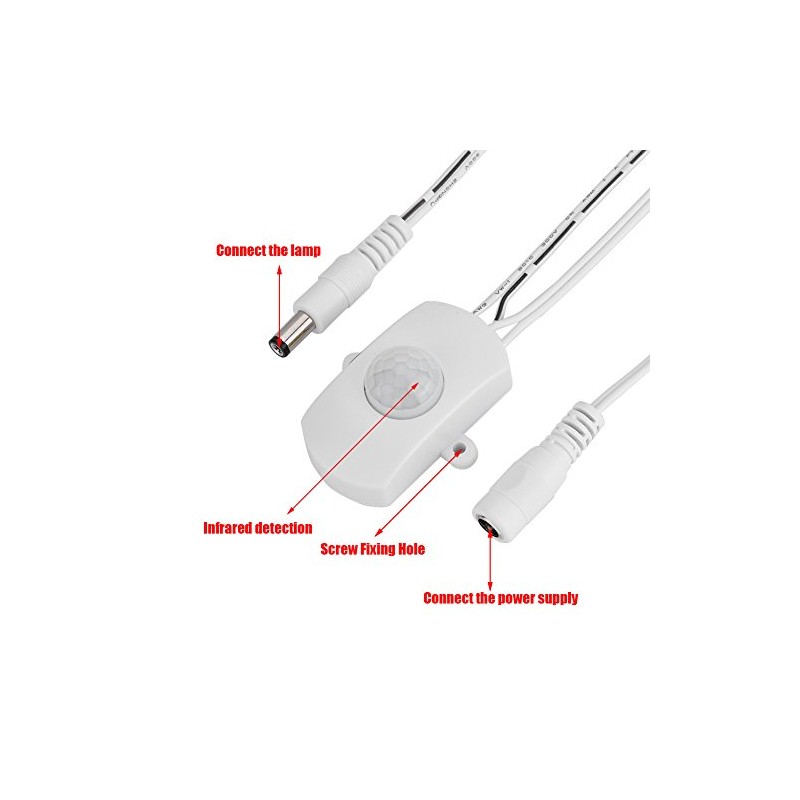Yosoo Health Gear Motion Sensor Detector Light Switch, 5A 12V