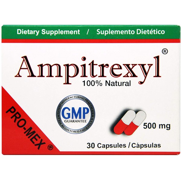Ampitrexyl 500mg Capsules, Size: 30 by Pro-Mex LLC