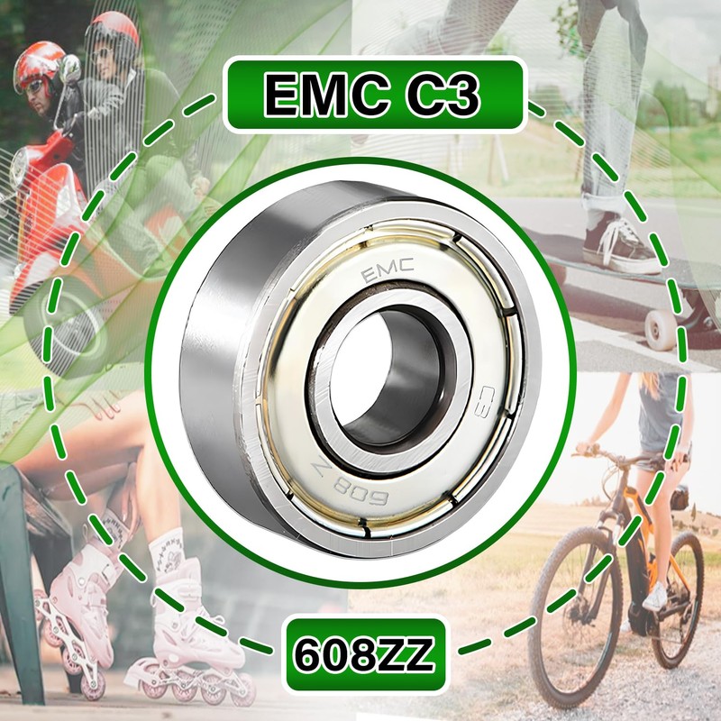 Universal Ball Bearing 608 ZZ 8 x 22 x 7