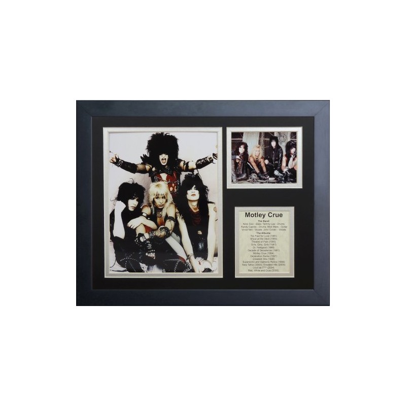 Legends Never Die Motley Crue Framed Photo Collage, 11 by