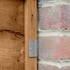 Fence Panel Clips Trellis U Clip Bracket for Timber Posts,
