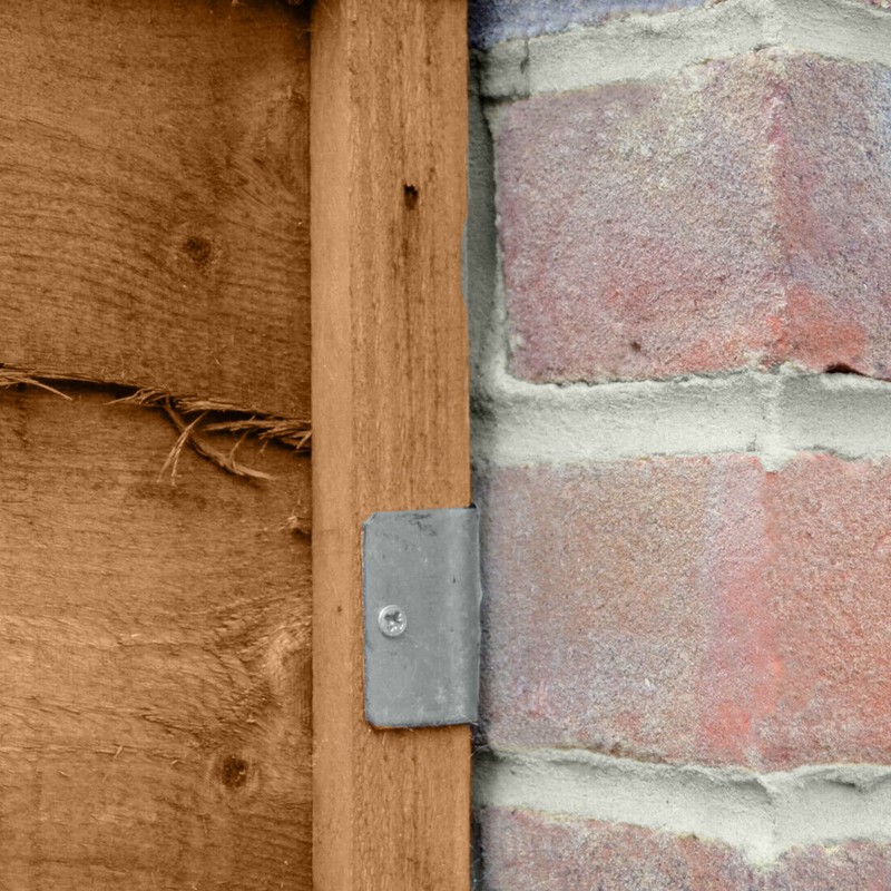 Fence Panel Clips Trellis U Clip Bracket for Timber Posts,