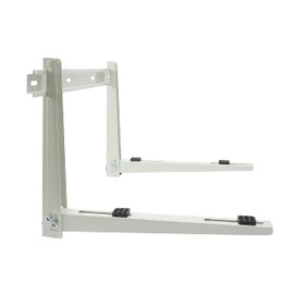 Arouyuki Outdoor Wall Mounting Bracket for Ductless Mini Split Air Conditioner Heat Pump Systems, Compressors & HVAC Systems, Heavy Duty, Universal, White, Galvanized Steel