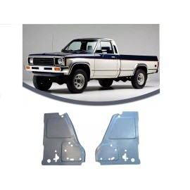 Toyota Custom Steel Kick Panels with Beadroll Design Fits 1979-1983 Toyota Pickup Pair