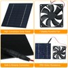 Solar Panel Powered Fan Mini Ventilator 5W 6V Solar Exhaust