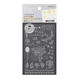 Midori 82652006 Sticker Decal Foil Wedding Pattern