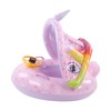 Inflatable Baby Swim Float Cartoon Shape Double Handle Inflatable Baby