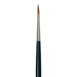 da Vinci Series 1600 Maestro Round Selected Kolinsky Red Sable Oil Brush, Size 6