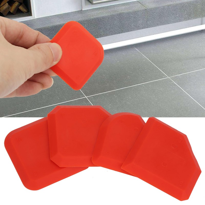 Smoother Finisher Sealant Remover 4pcs/set Caulking Remover Glass Scraper Caulk