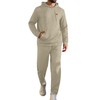 Vssjavan Mens Sweat Suit 2 Piece Outfits Hoodie and Sweatpants