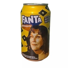 Fanta 1 ct, 12 FLOZ CAN-Ltd Edition Fanta BEETLEJUICE Soda-Apple/Pin - PINEAPPLE