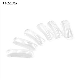 Kads 100pcs Clear Acrylic False Nails with Size Scale 10 Sizes