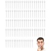 BARRU Pack of 100 Nose Hair Wax, Nose Wax Sticks Applicators Nostril Cleaning Removal, for Nostril Cleaning and Nose Hair Removal, Available for Men and Women