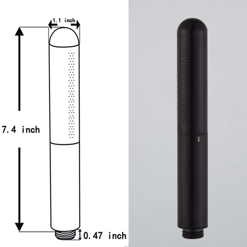 Metal Handheld Showerhead Solid Copper Bathroom shower head High pressure