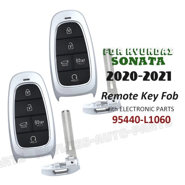 KeylessAutoParts 2x 95440-L1060 for Hyundai Sonata 2020 2021 Proximity Keyless