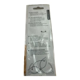 Kikkerland Makeup Glasses - Magnifying Flip Lens Eye Cover For Makeup Application - Clear