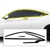 Clearsurface Fits Infiniti Q60 2017-2022 Side Window Chrome Delete Decal