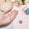SUPERFINDINGS 200Pcs 14mm Eyes Cabochons Eyes Tiles Flat Round Eyes