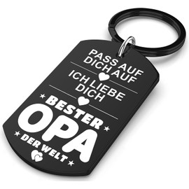 Allpeak Grandpa Gift, Gift for Grandpa - Small Lucky Charm Keyring Grandpa Gift Birthday, Grandpa Gift Christmas, Advent Calendar Grandpa, Father's Day Gift for Grandpa, Grandpa Gift Father's Day