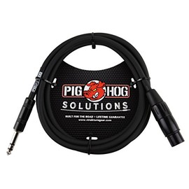 Pig Hog PX-TMXF6 1/4" TRS to XLR Adaptor Cable, 6 Feet