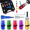 9Pcs Wire Twister Tool for Drill,YIHANGYE Wire Stripper for Drill,for