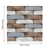 10-Sheet Peel and Stick Tile Backsplash Thicker Design Marble Tiles