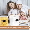 PRAKI Large Airtight Food Storage Containers 5.2L / 195oz, BPA