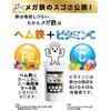 【 満足度ナンバー１ 】 超濃縮 鉄分 サプリメント 【 メガ鉄 】ヘム鉄 ビタミンC