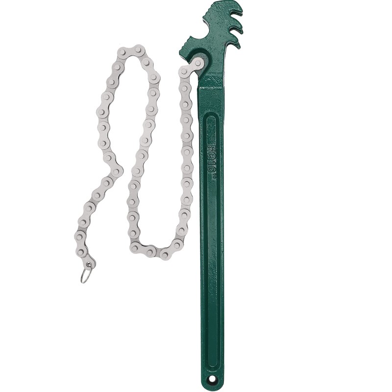 Jeemiter Heavy Duty Ratcheting Chain Wrench, 16 Inches Automotive Oil