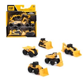 ODS Cat 45807 Set of 5 Different Work Tools with Free Wheels, Size Vehicles 8 cm, Recommended Age +2 Years